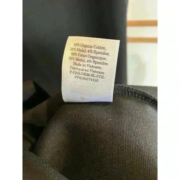 NWT Everlane The Dream Strapless Dress Black Midi Organic Cotton Bodycon Medium - Picture 12 of 12